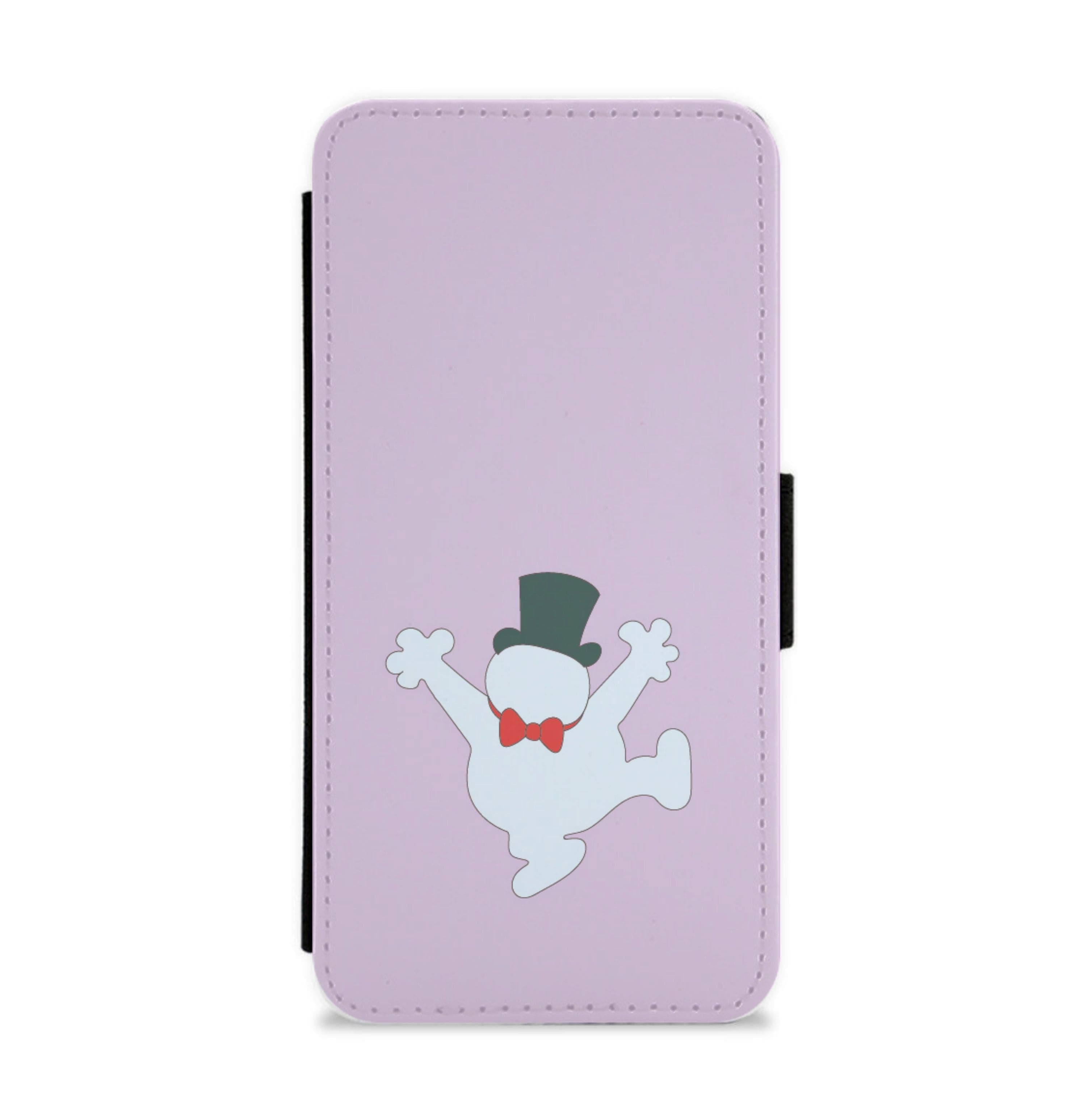 Outline - Snowman Flip / Wallet Phone Case