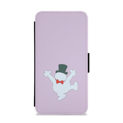 Outline - Snowman Flip / Wallet Phone Case