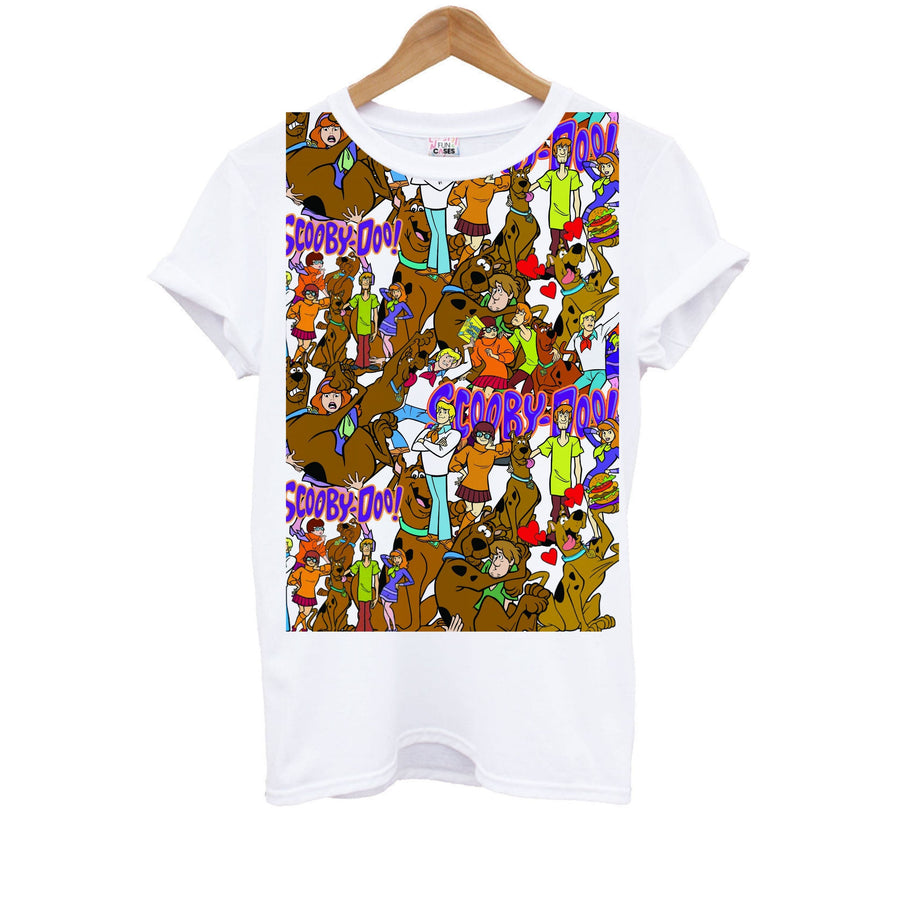 Collage - Scooby Doo Kids T-Shirt