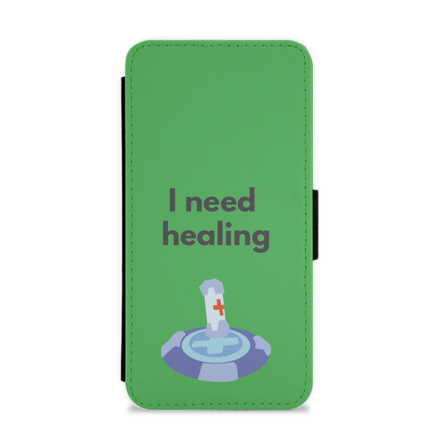 I Need Healing - Overwatch Flip / Wallet Phone Case
