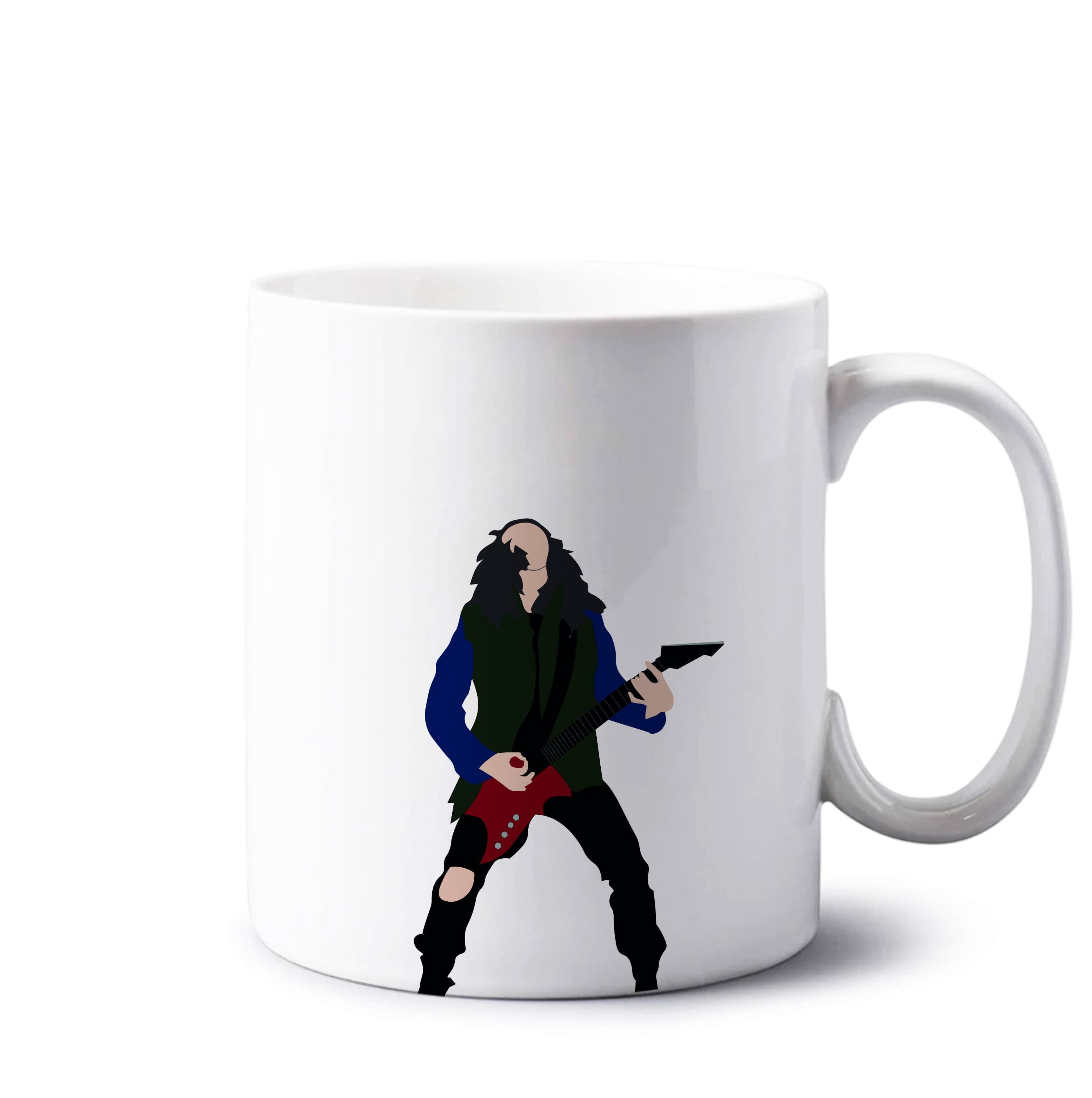 Eddie Munson Playing Guitar Mug