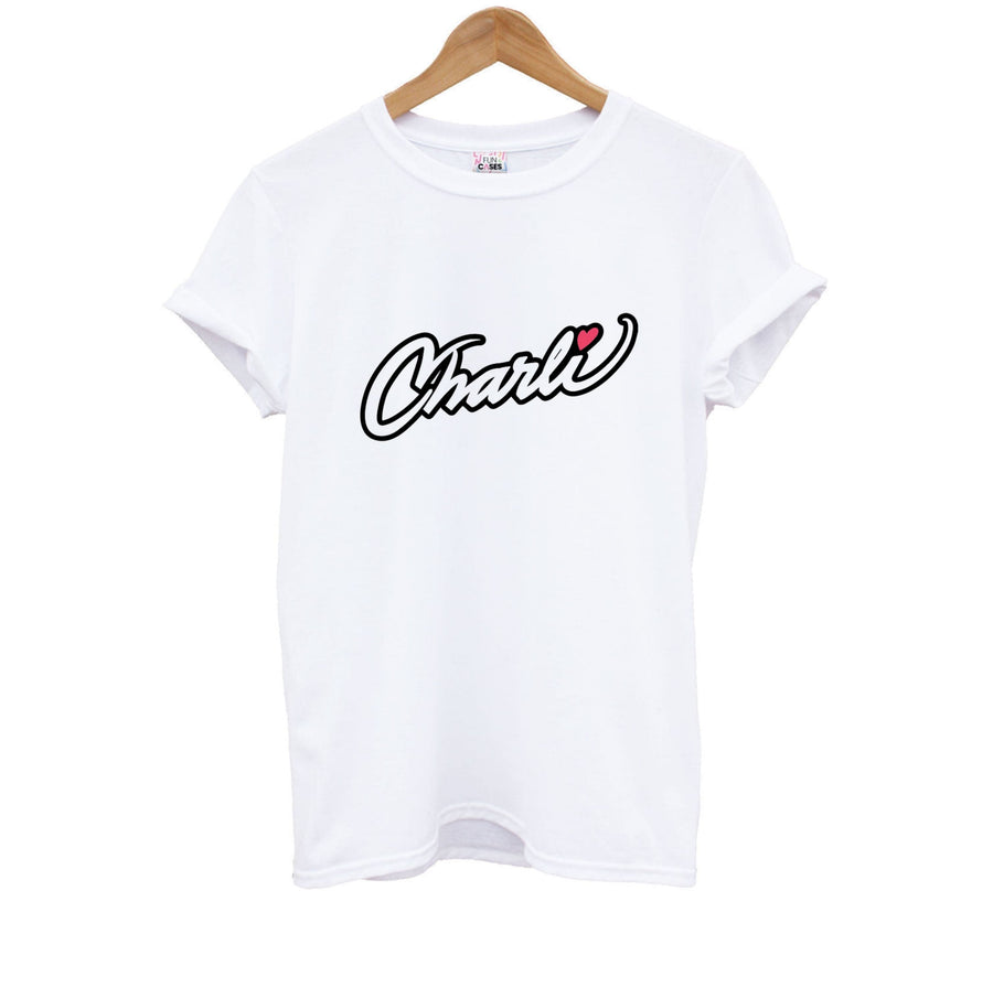 Charli Heart - Charlie D'Amelio Kids T-Shirt