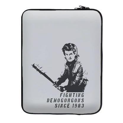 Fighting Demogorgons Since 1983 Laptop Sleeve