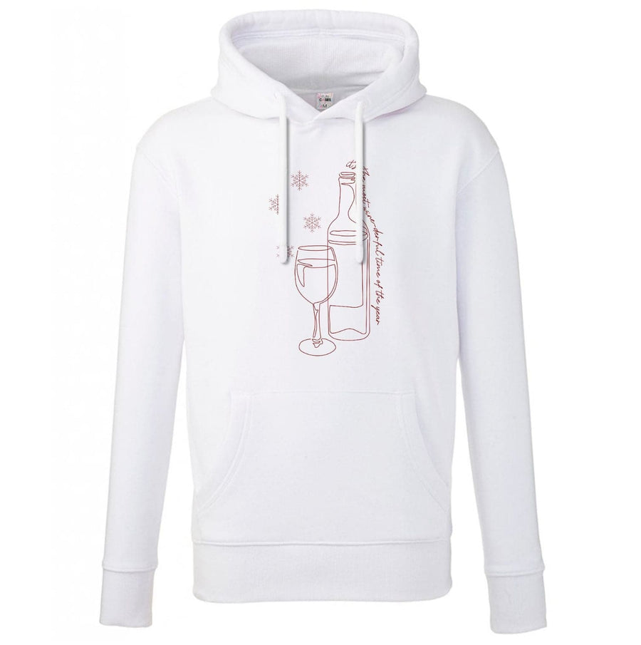 The Most Wine-derful Time - Christmas Puns Hoodie