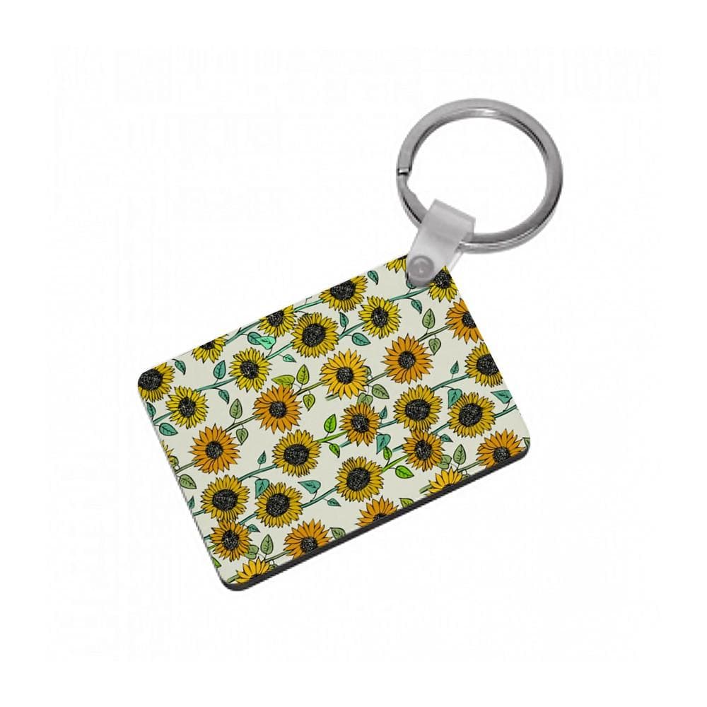 Painted Sunflowers Keyring - Fun Cases