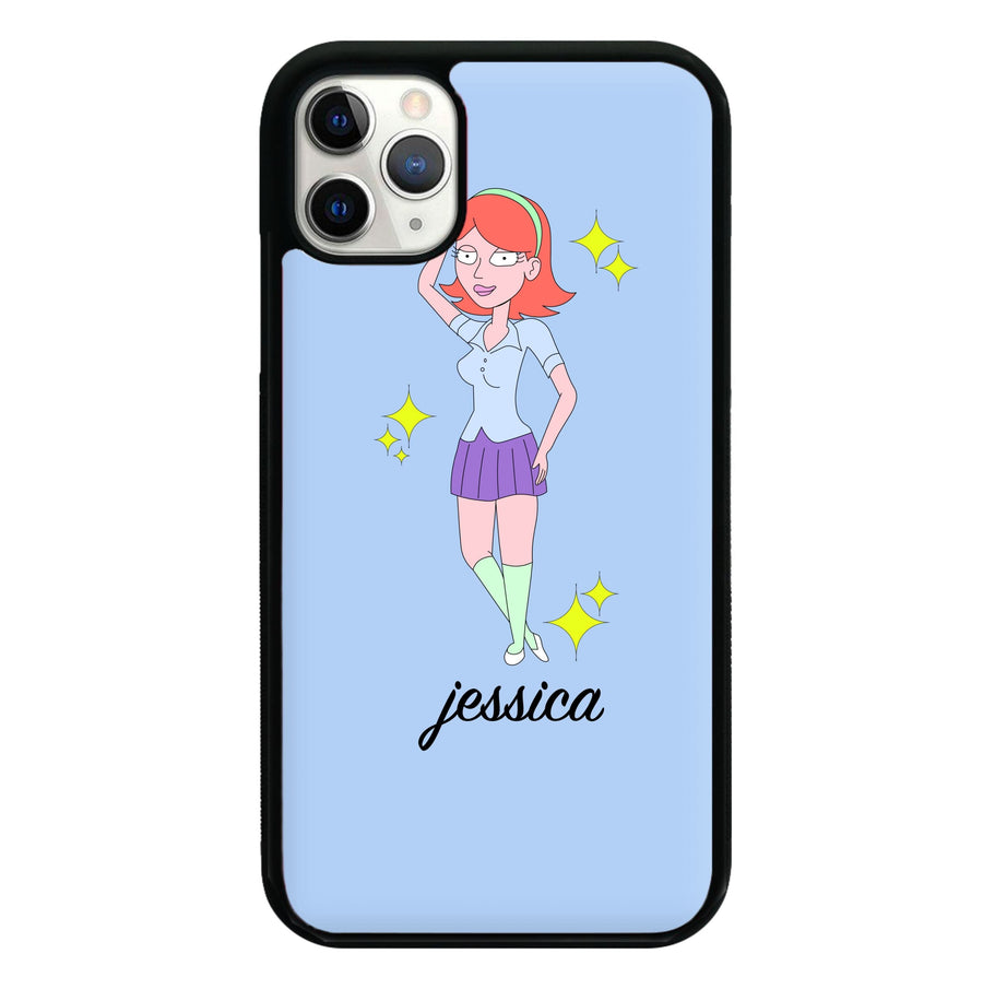 Jessica - Rick And Morty Phone Case