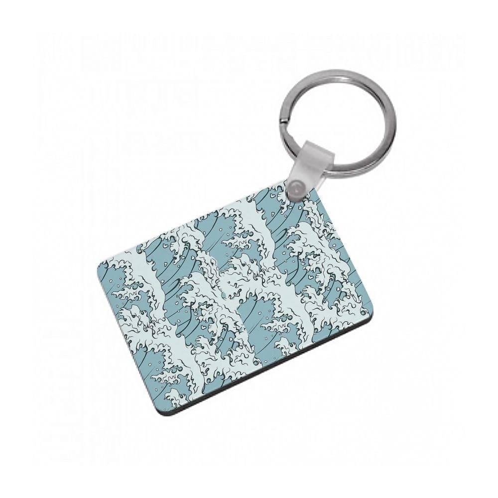 Japanese Waves Keyring - Fun Cases