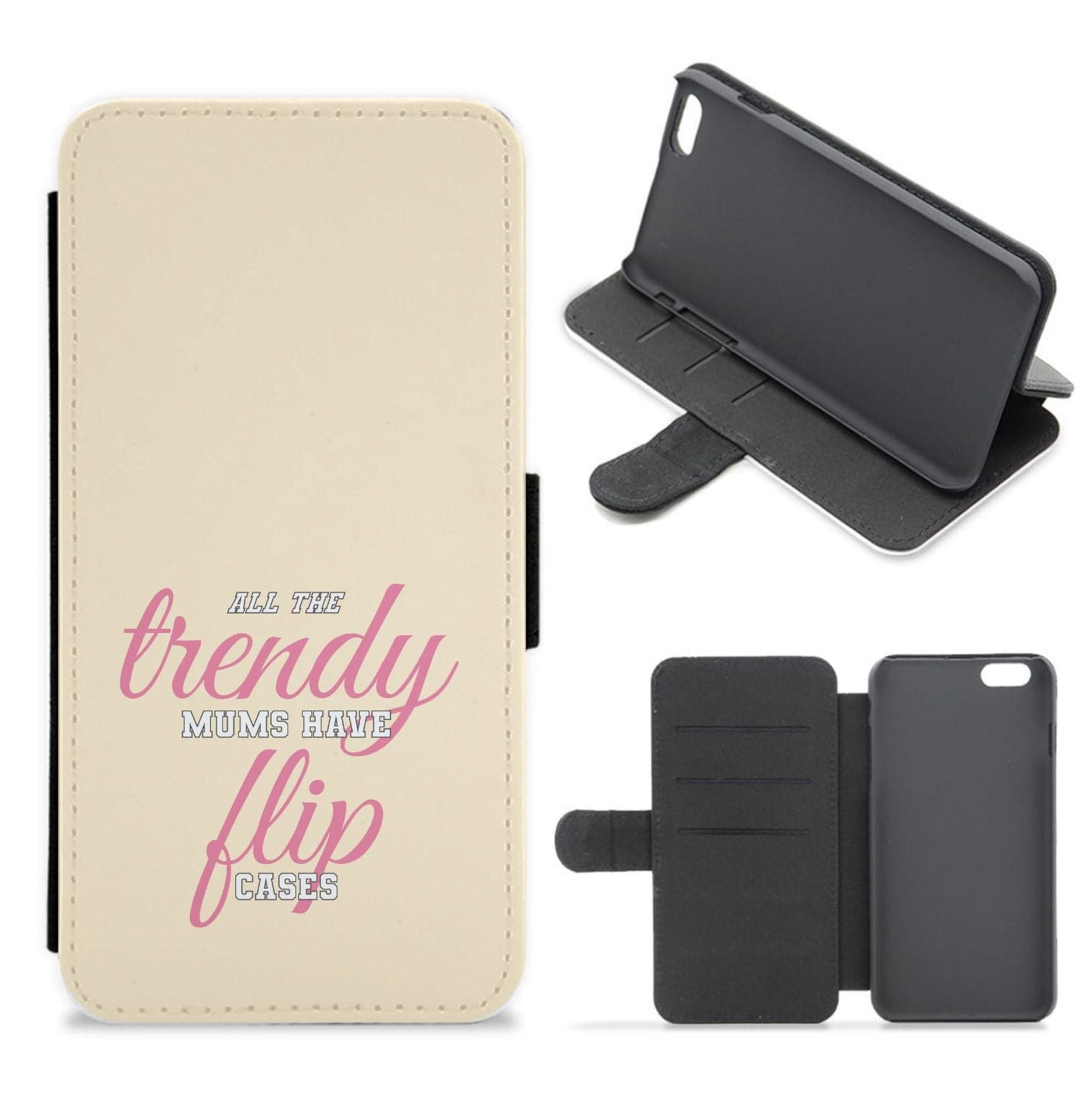 Trendy Mums Have Flip Cases - Mothers Day Flip / Wallet Phone Case