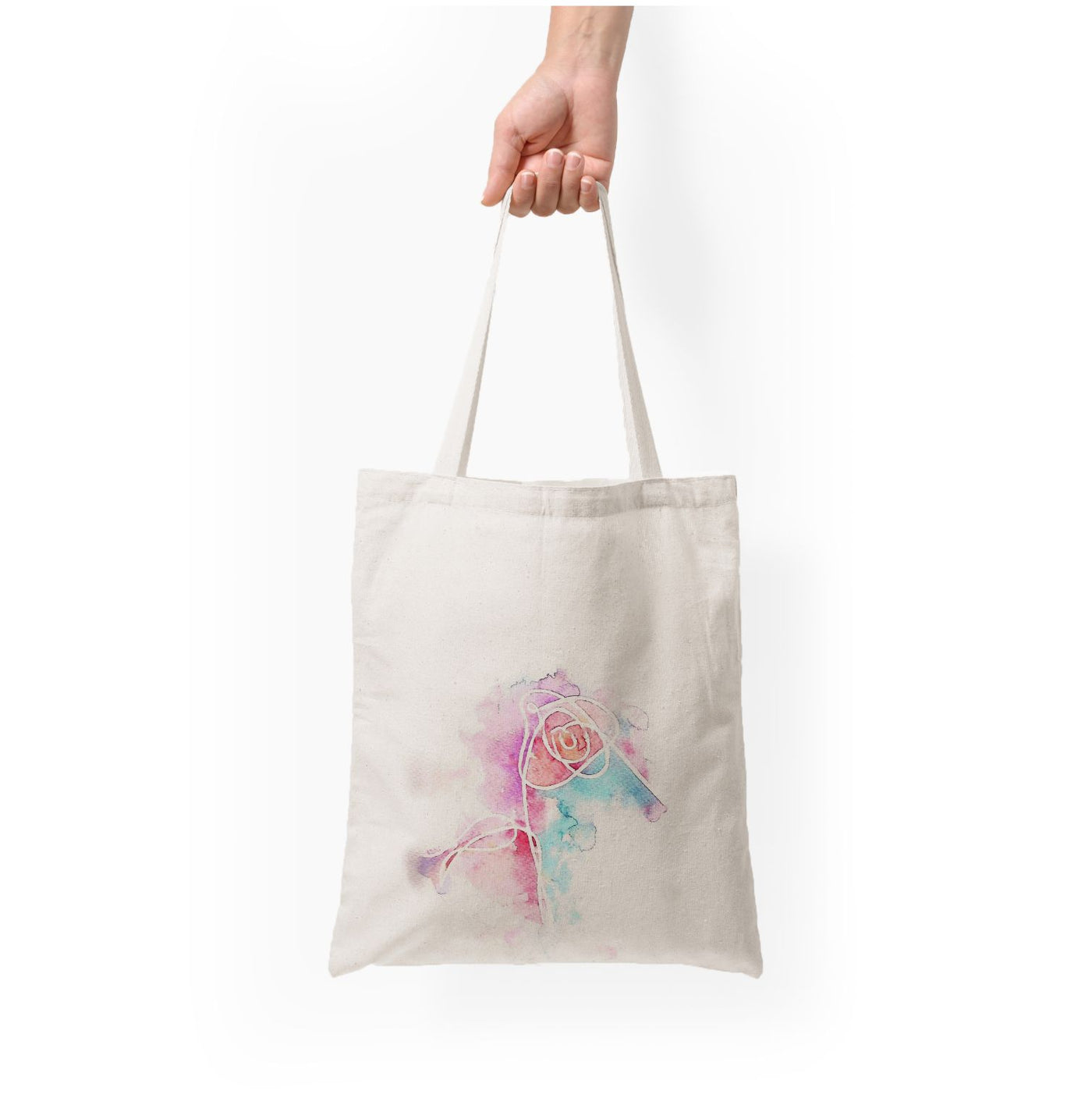 BTS Love Yourself Watercolour Painting Tote Bag