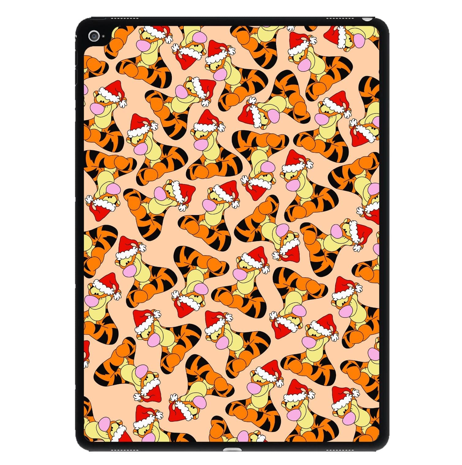 Tiger Pattern Christmas iPad Case