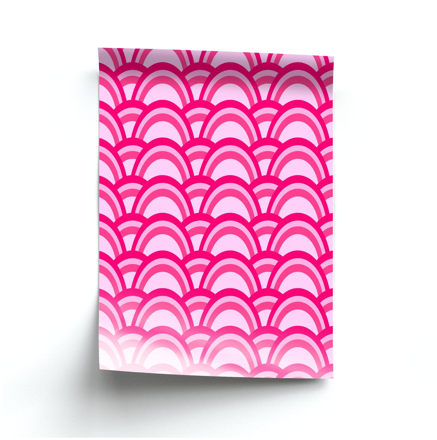 Purple Pink Abstract Pattern Poster