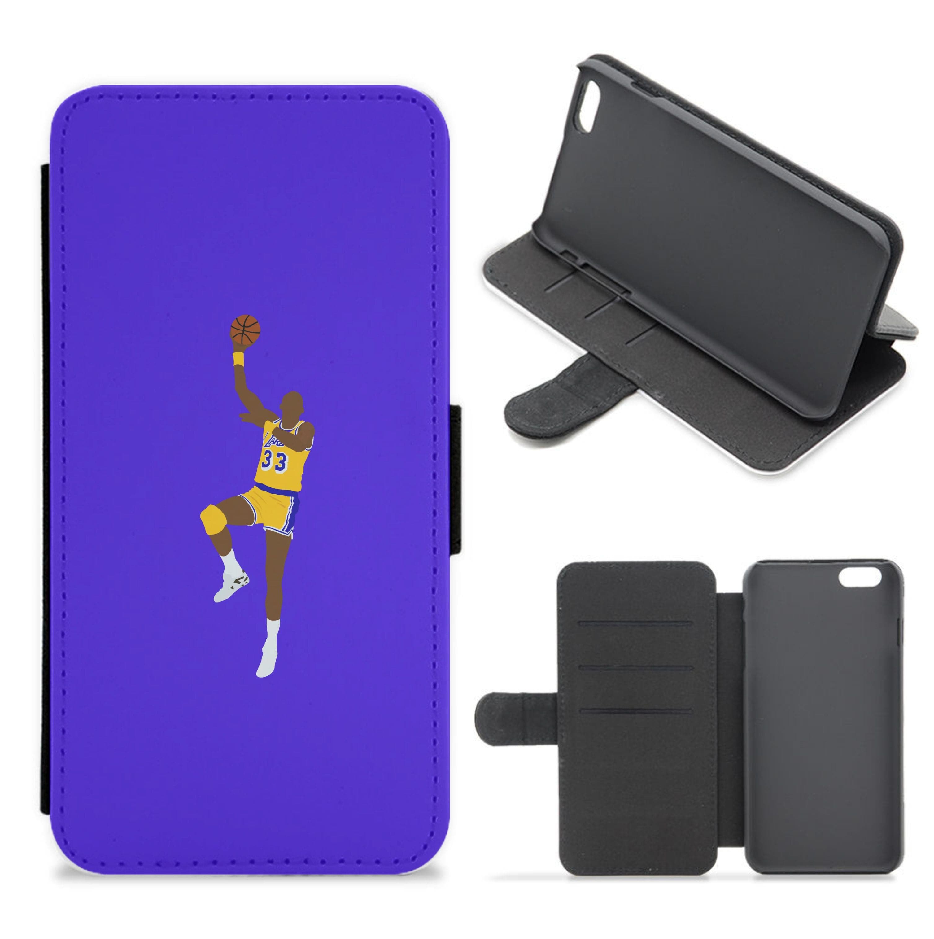 Abdul-Jabbar - Basketball Flip / Wallet Phone Case