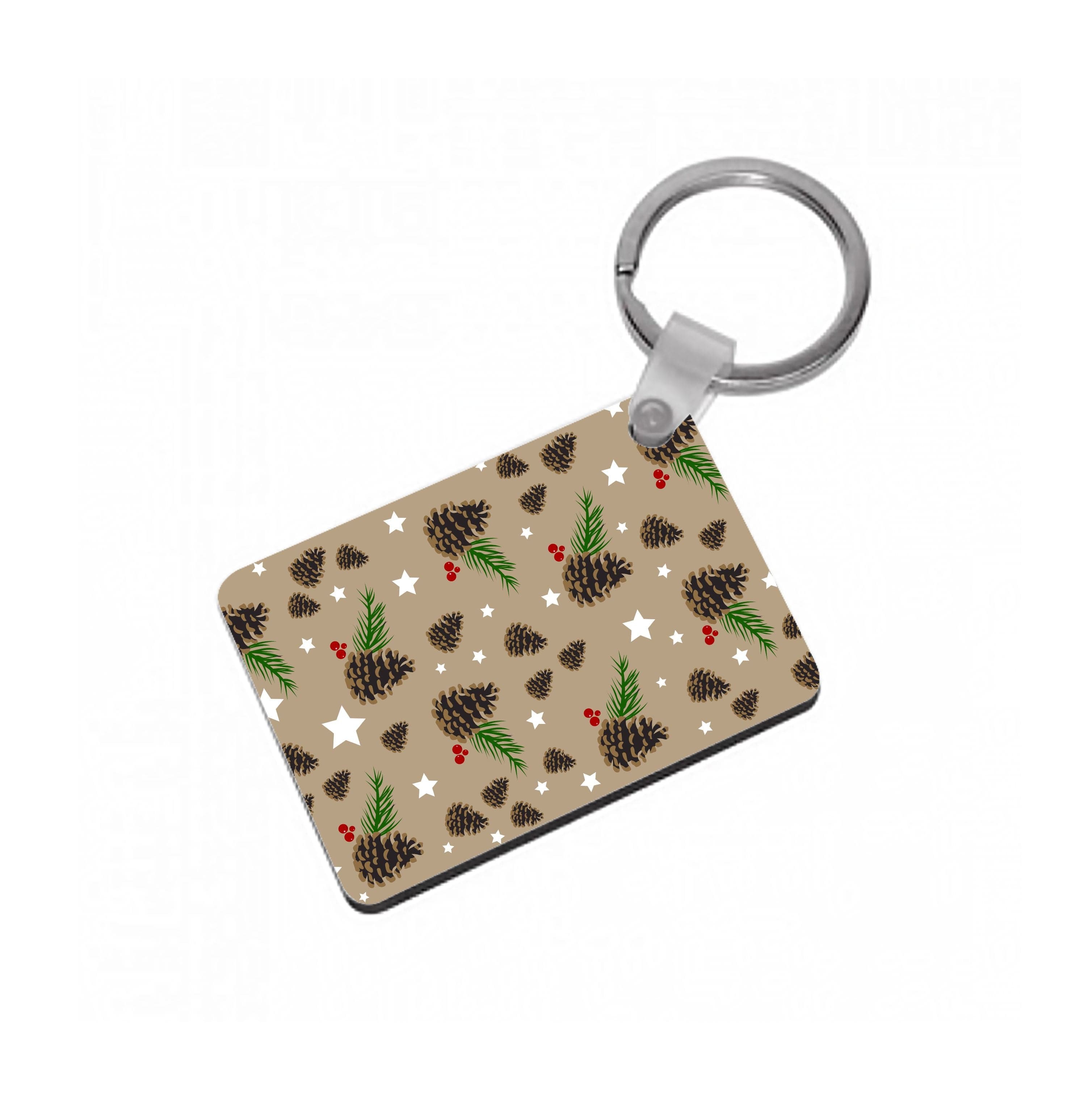 Acorn - Christmas Patterns Keyring