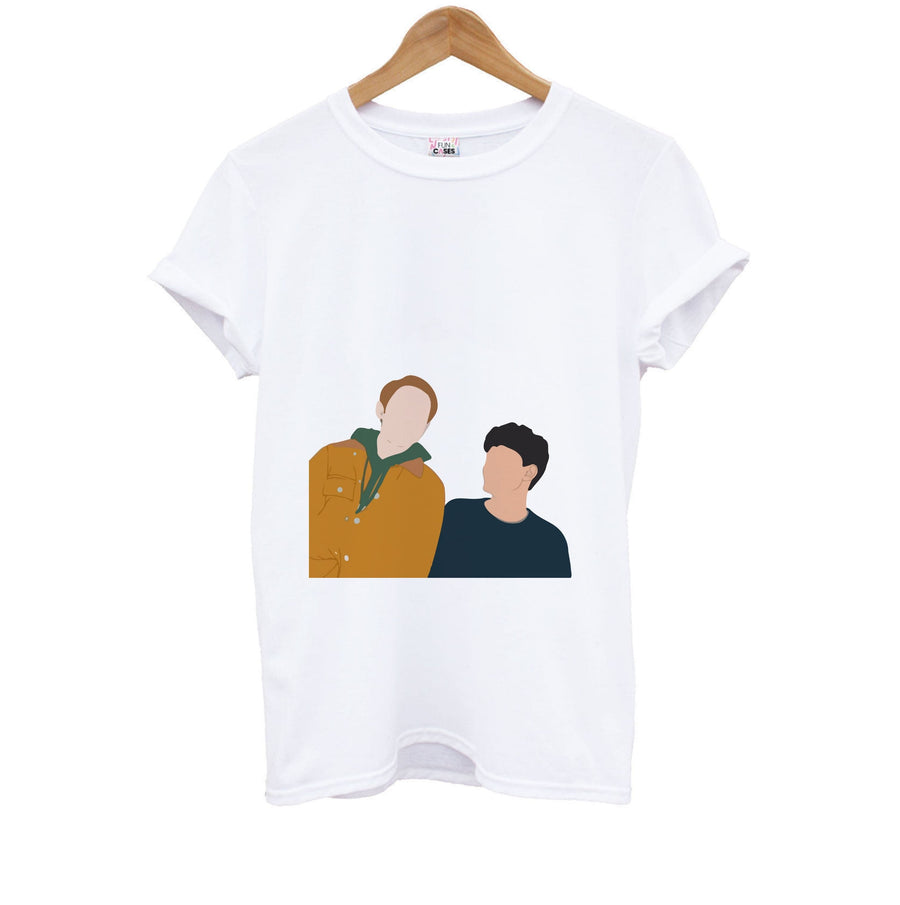 Nick And Charlie - Heartstopper Kids T-Shirt