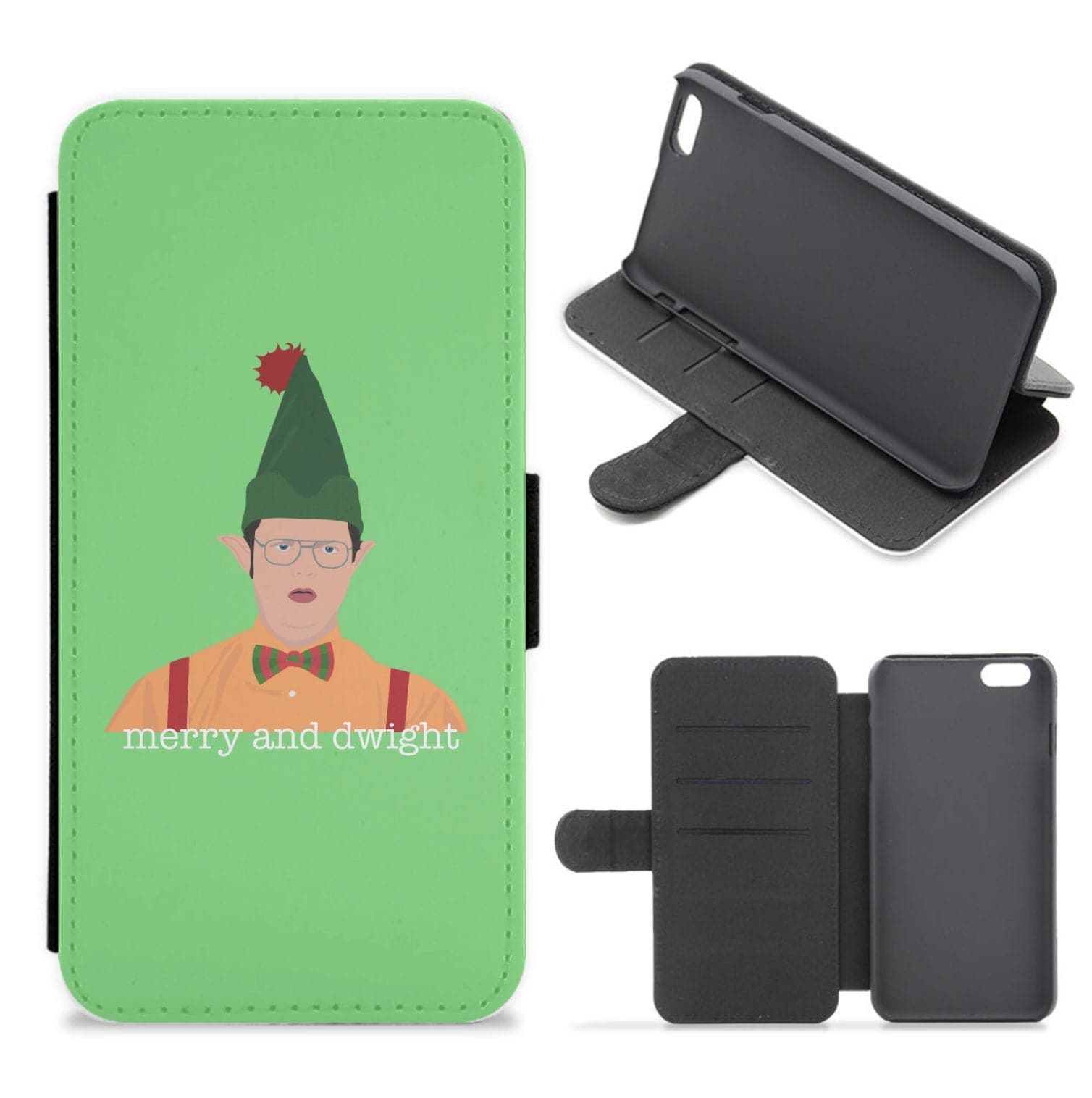 Merry And Dwight Flip / Wallet Phone Case