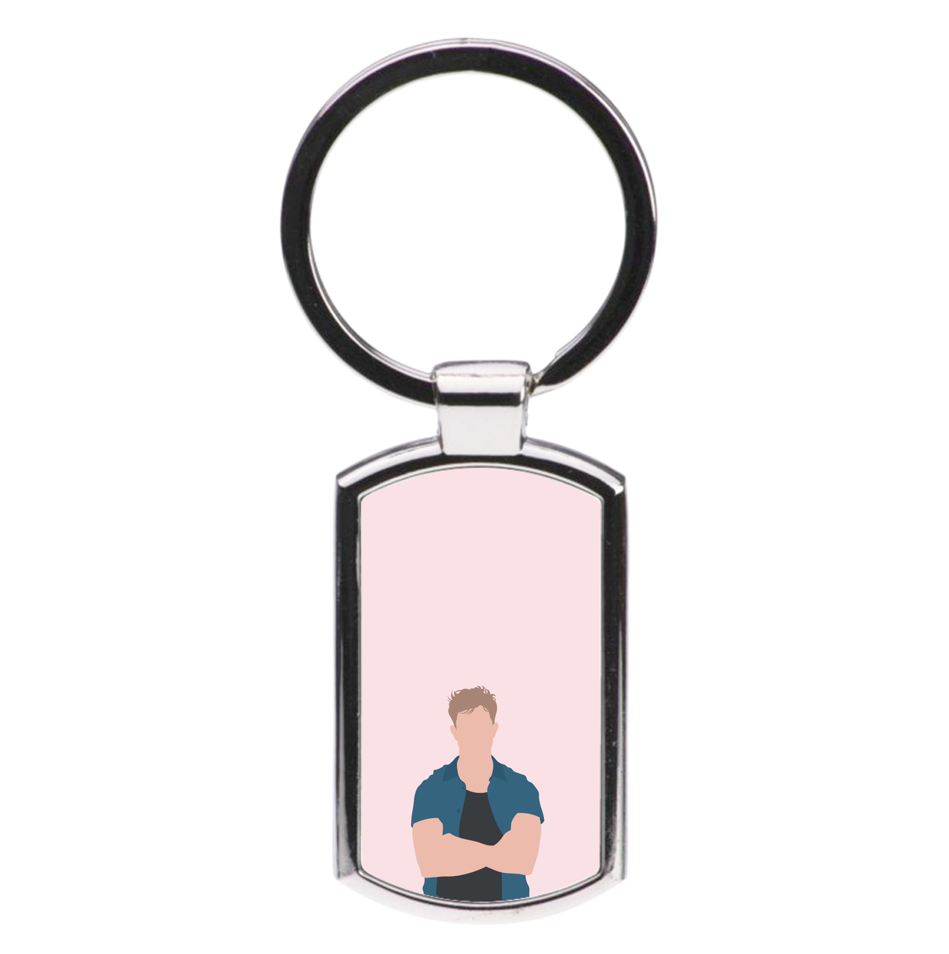 Crossed Arms Luxury Keyring