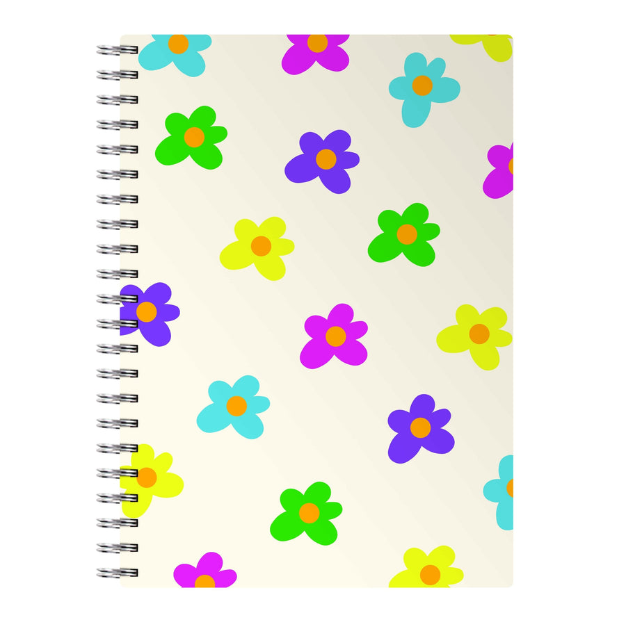 Cute Flower Pattern - Floral Notebook