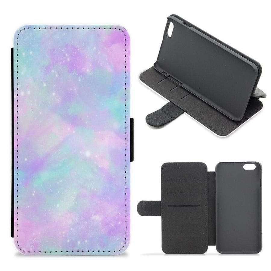 Pastel Galaxy Flip / Wallet Phone Case - Fun Cases