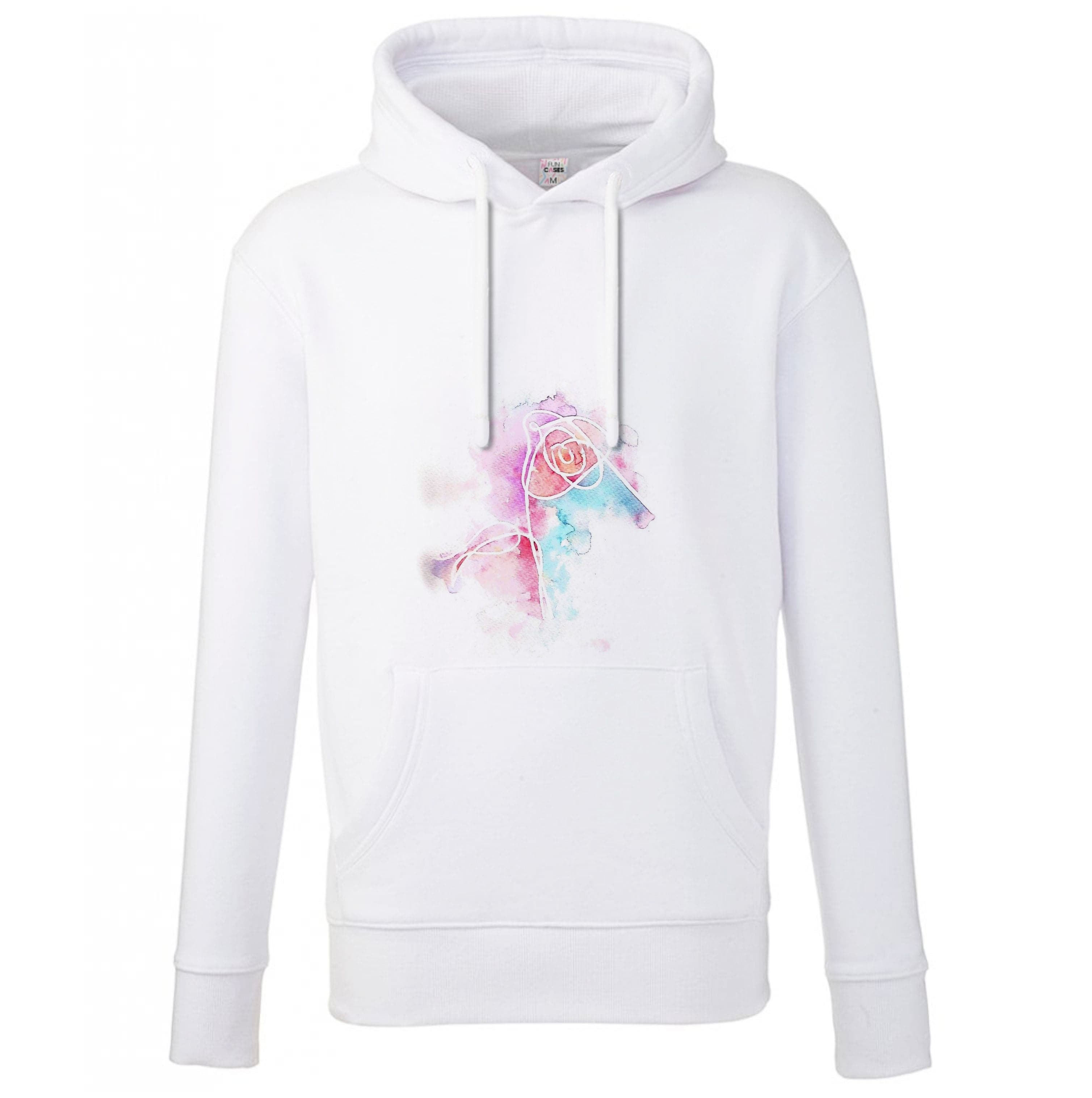 K-Pop Band Love Yourself Watercolour Painting Hoodie