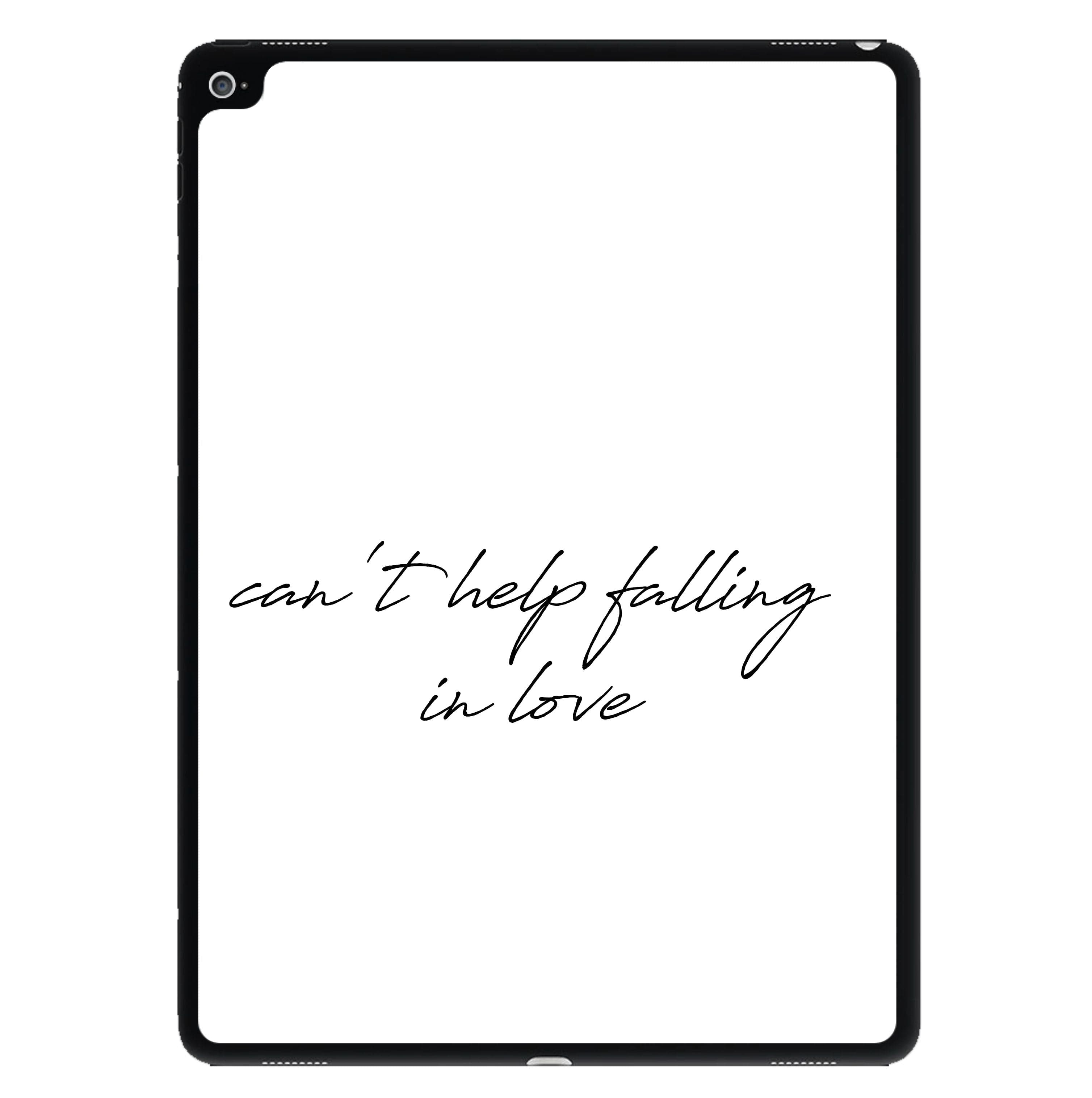 Can't Help Falling In Love iPad Case