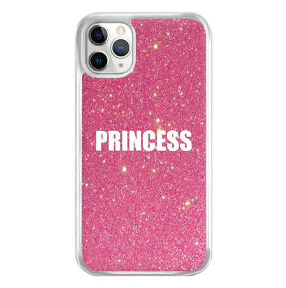 Glittery Pink Princess Phone Case