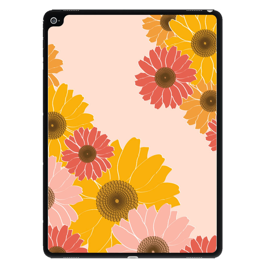 Sunflower Floral Pattern iPad Case