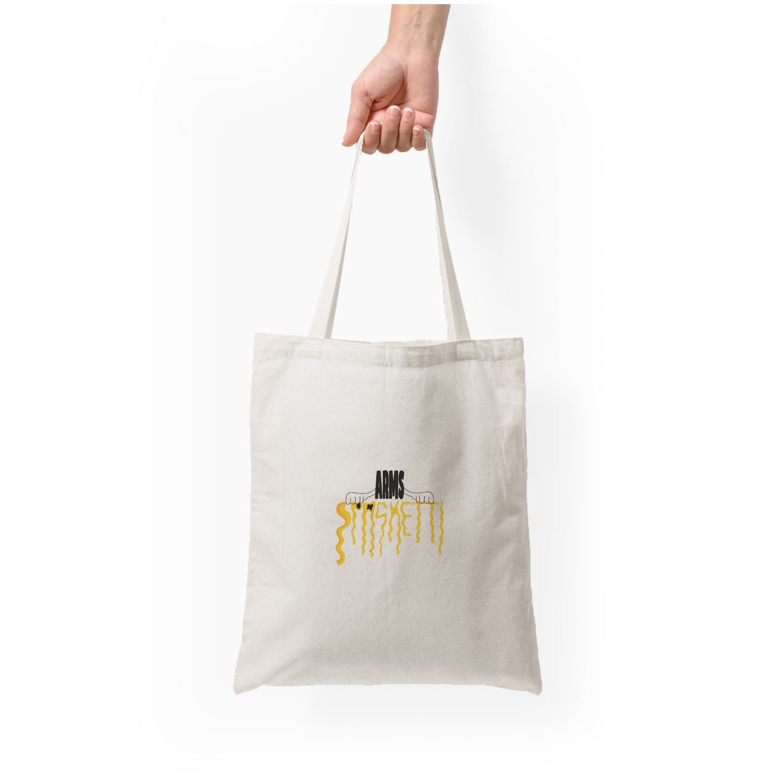 Arms Spaghetti - Blue Tote Bag