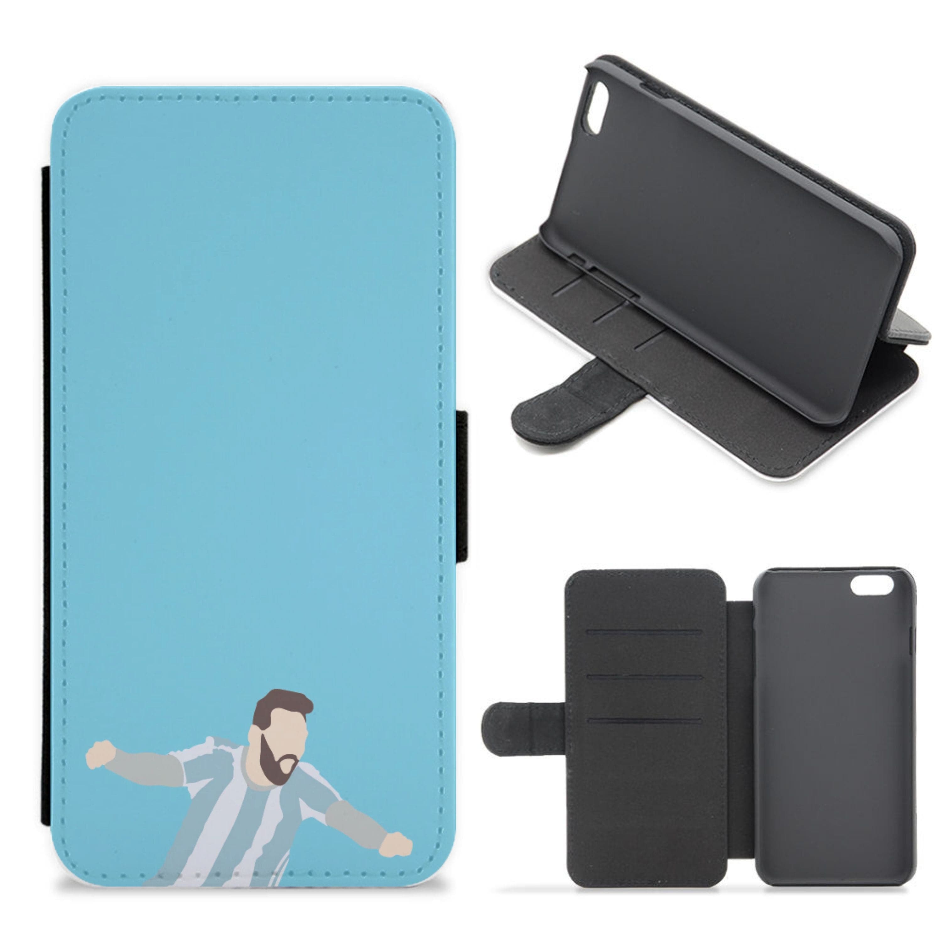 Goal - Messi Flip / Wallet Phone Case