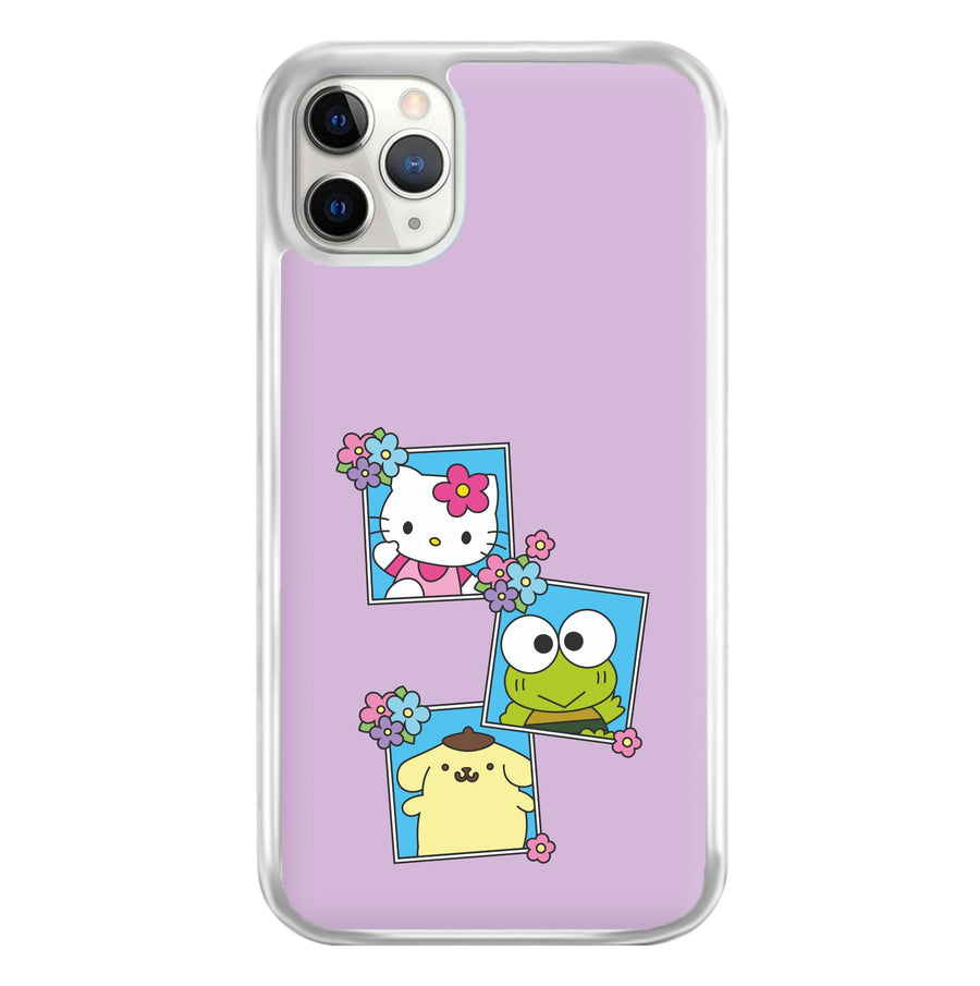 Pompompurin, Hello Kitty And Keroppi - Hello Kitty Phone Case