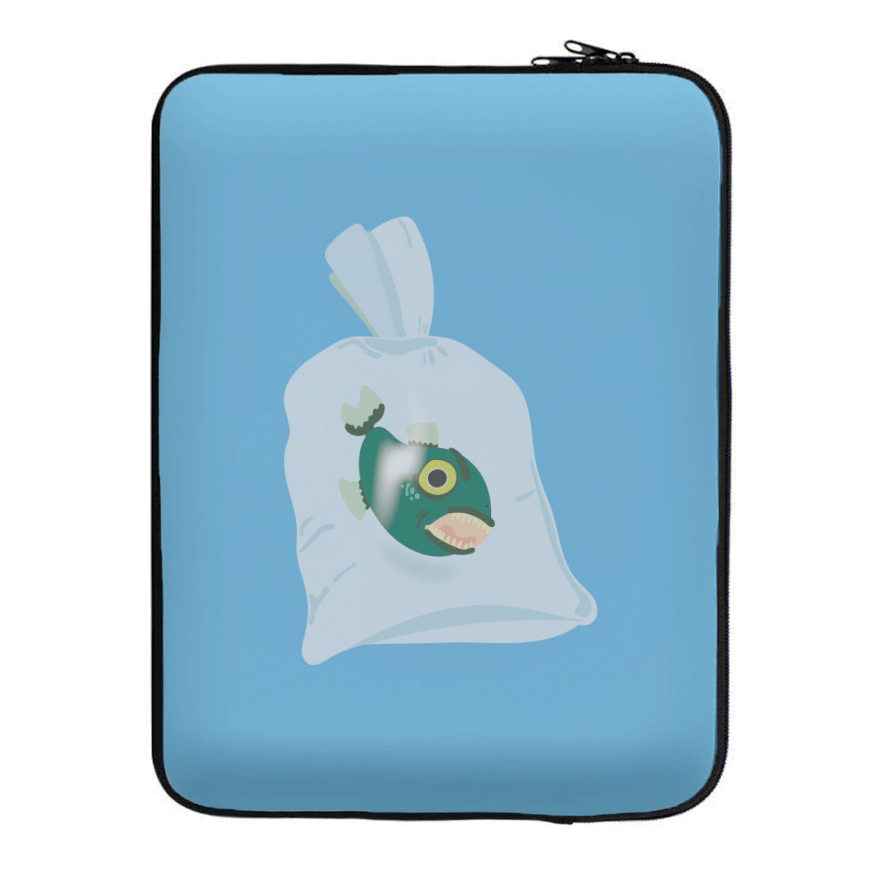 Fish In A Bag Wednesday Laptop Sleeve