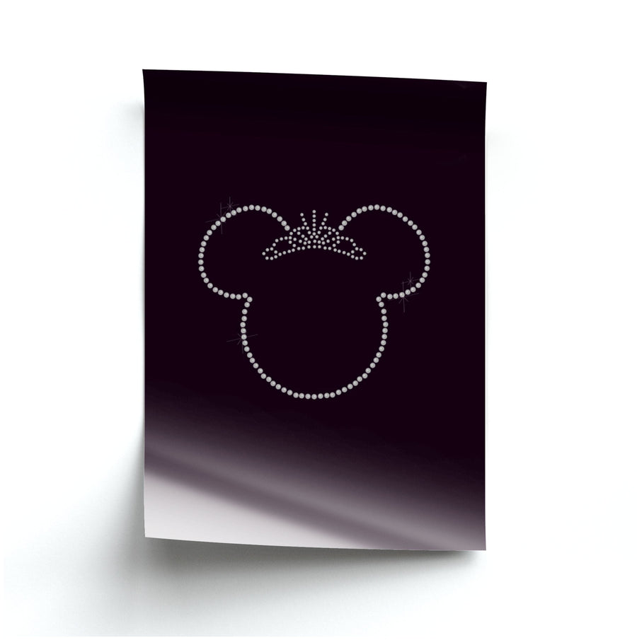 Diamond Minnie - Disney Poster