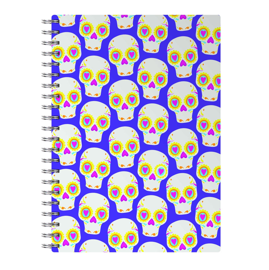 Skull Pattern - Halloween Notebook