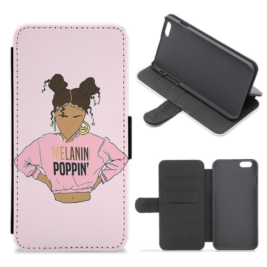 2Bunz Melanin Poppin' Flip Wallet Phone Case - Fun Cases