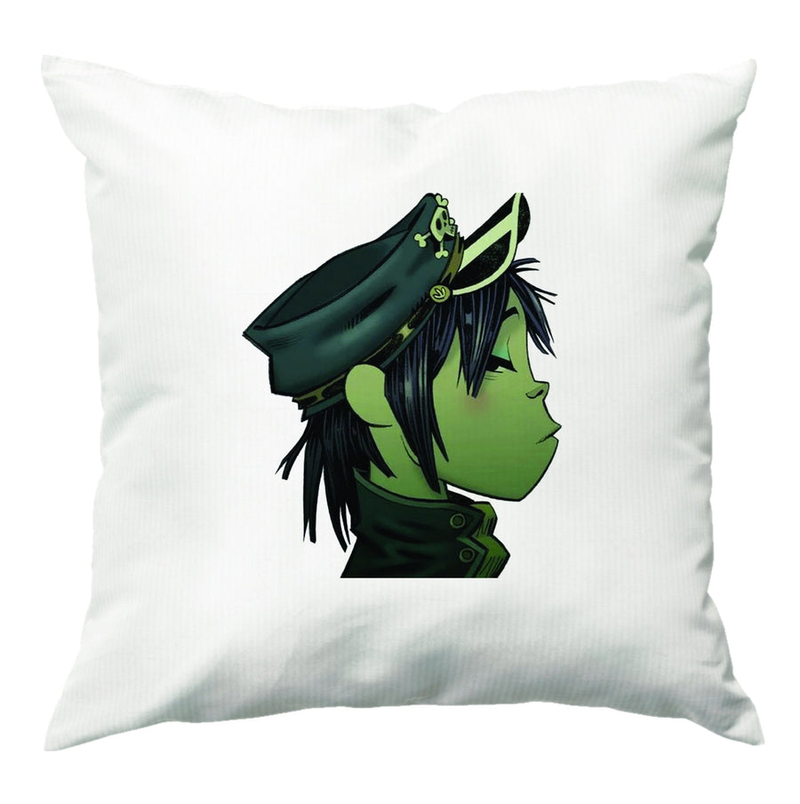 Green 2d - Gorillaz Cushion