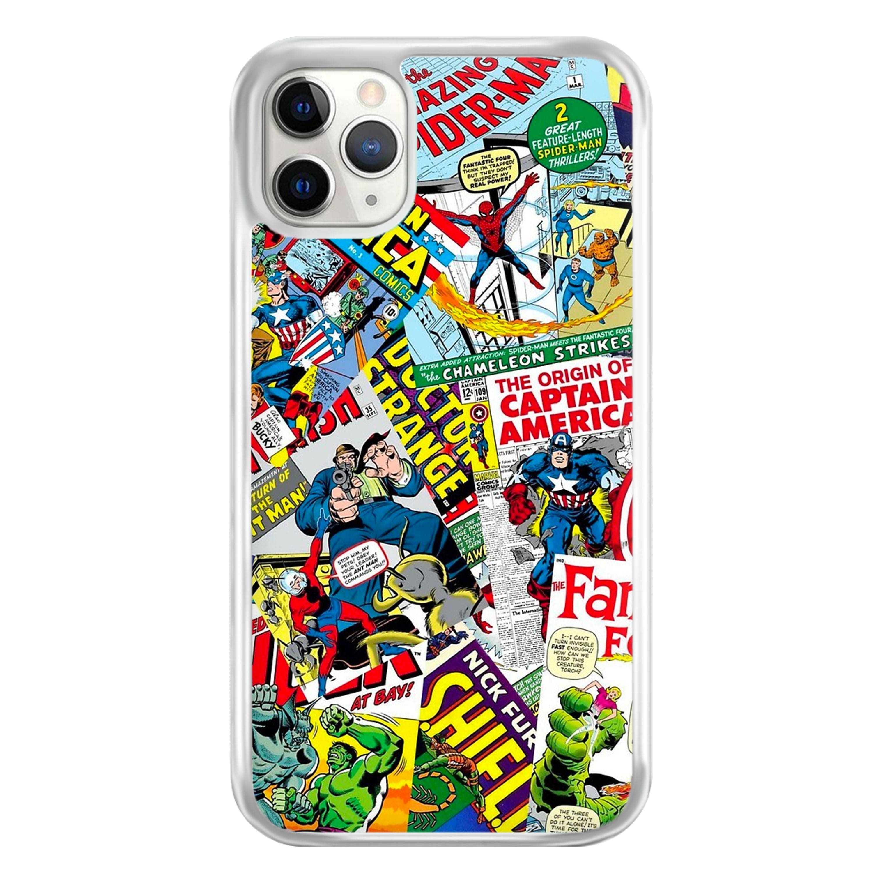 Superhero Comic Comics Pattern Phone Case