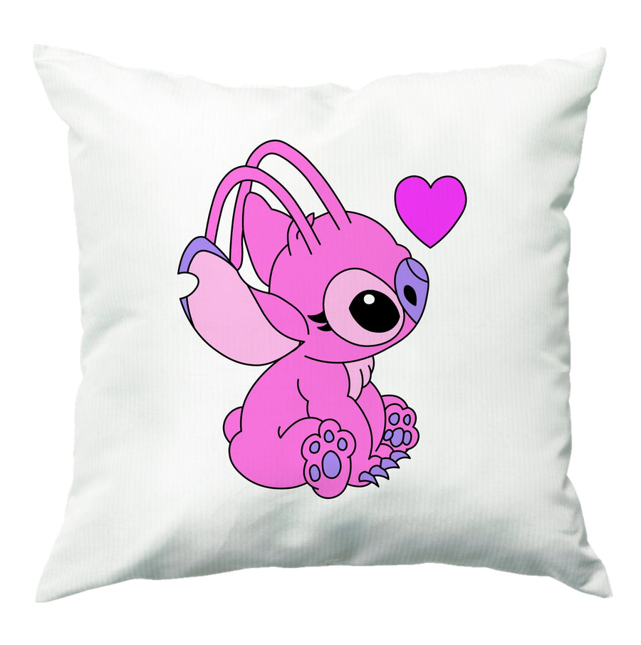 Love Heart Pattern - Angel Stitch Cushion