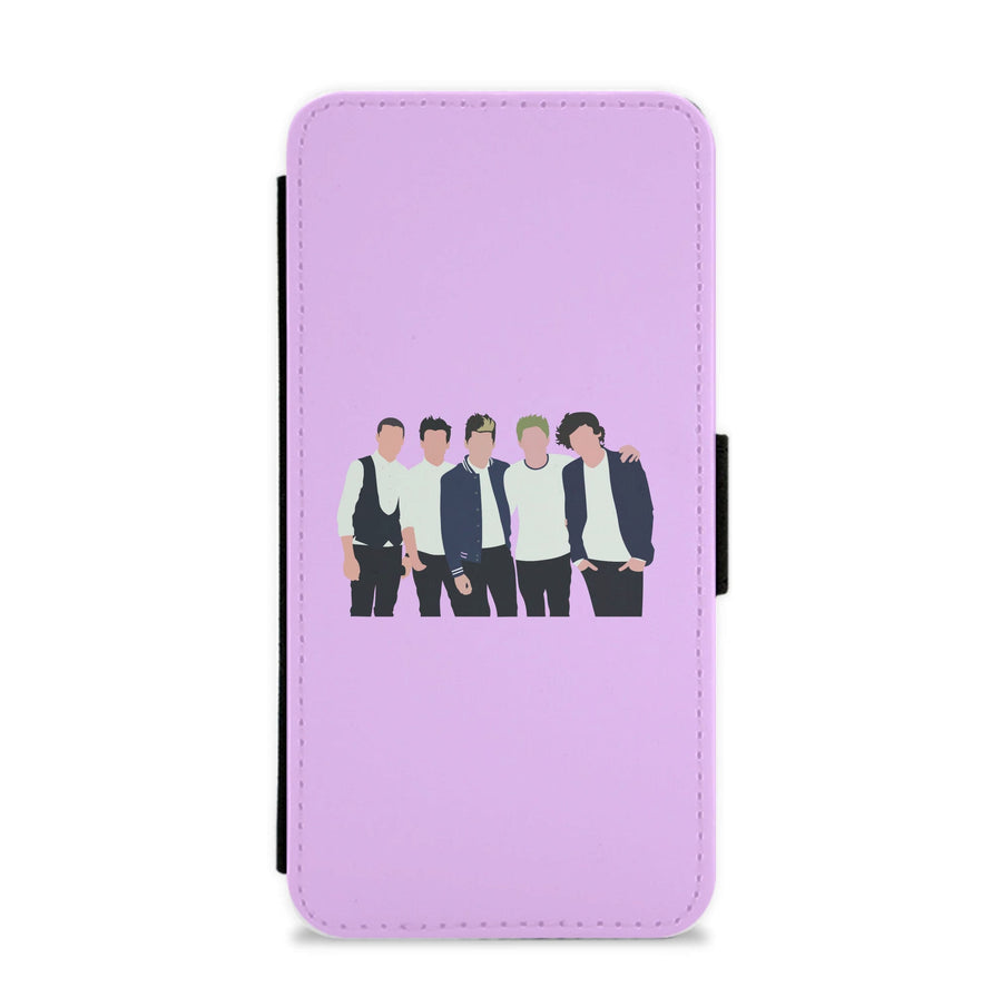 Old Members - One Direction Flip / Wallet Phone Case