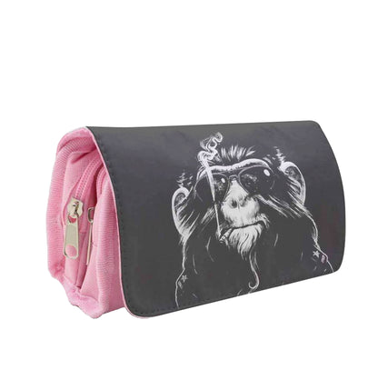 Smoking Monkey Pencil Case