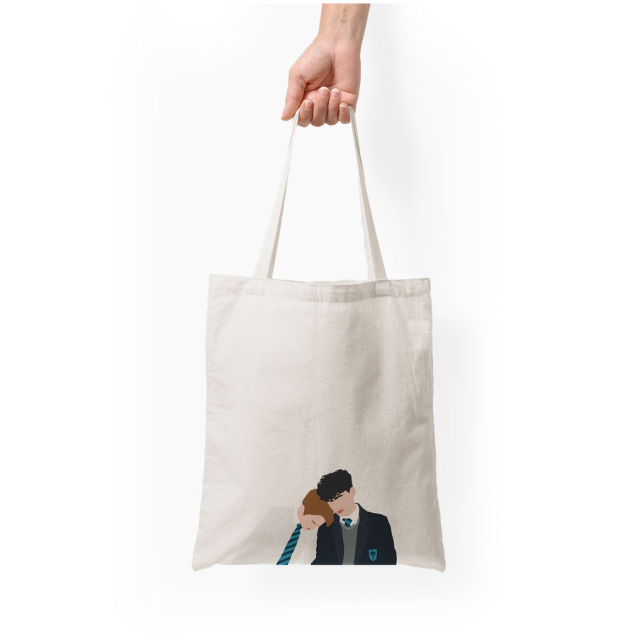 Nick And Charlie School Clothes - Heartstopper Tote Bag
