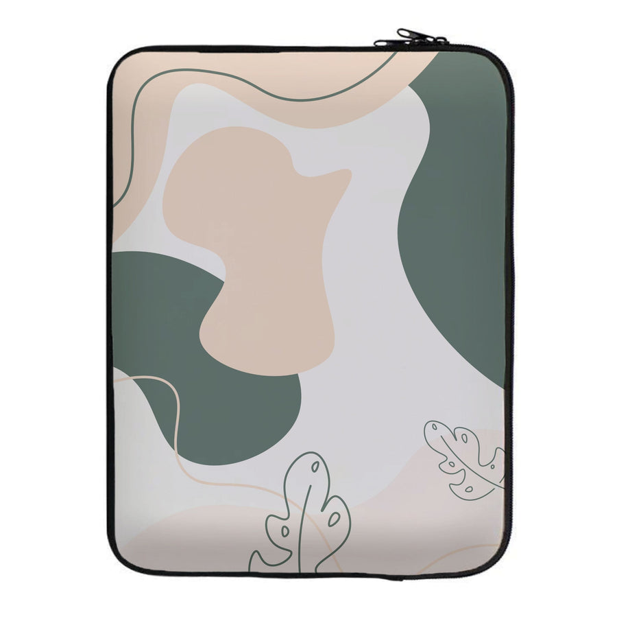 Abstract Leafs - Floral Laptop Sleeve