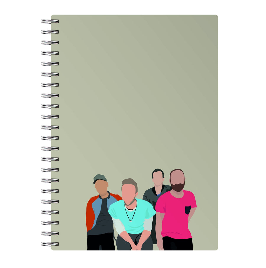 Coldplay Band Notebook