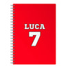Personalised Football Notebooks
