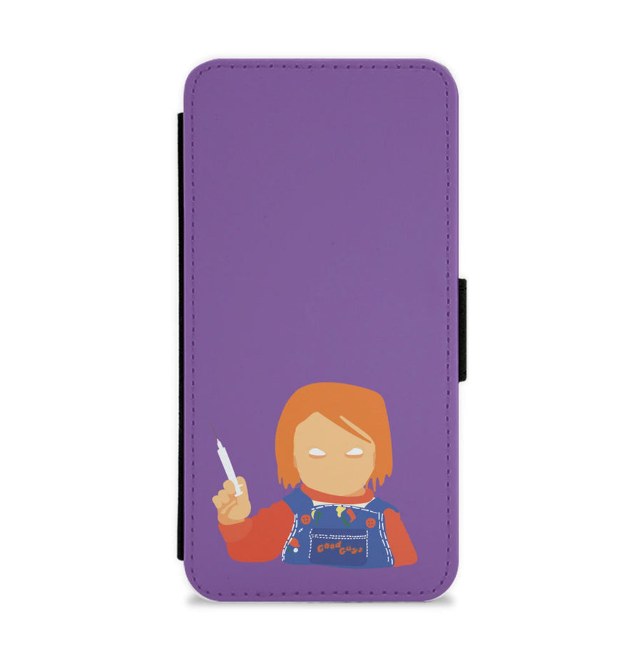 Chucky Purple - Chucky Flip / Wallet Phone Case