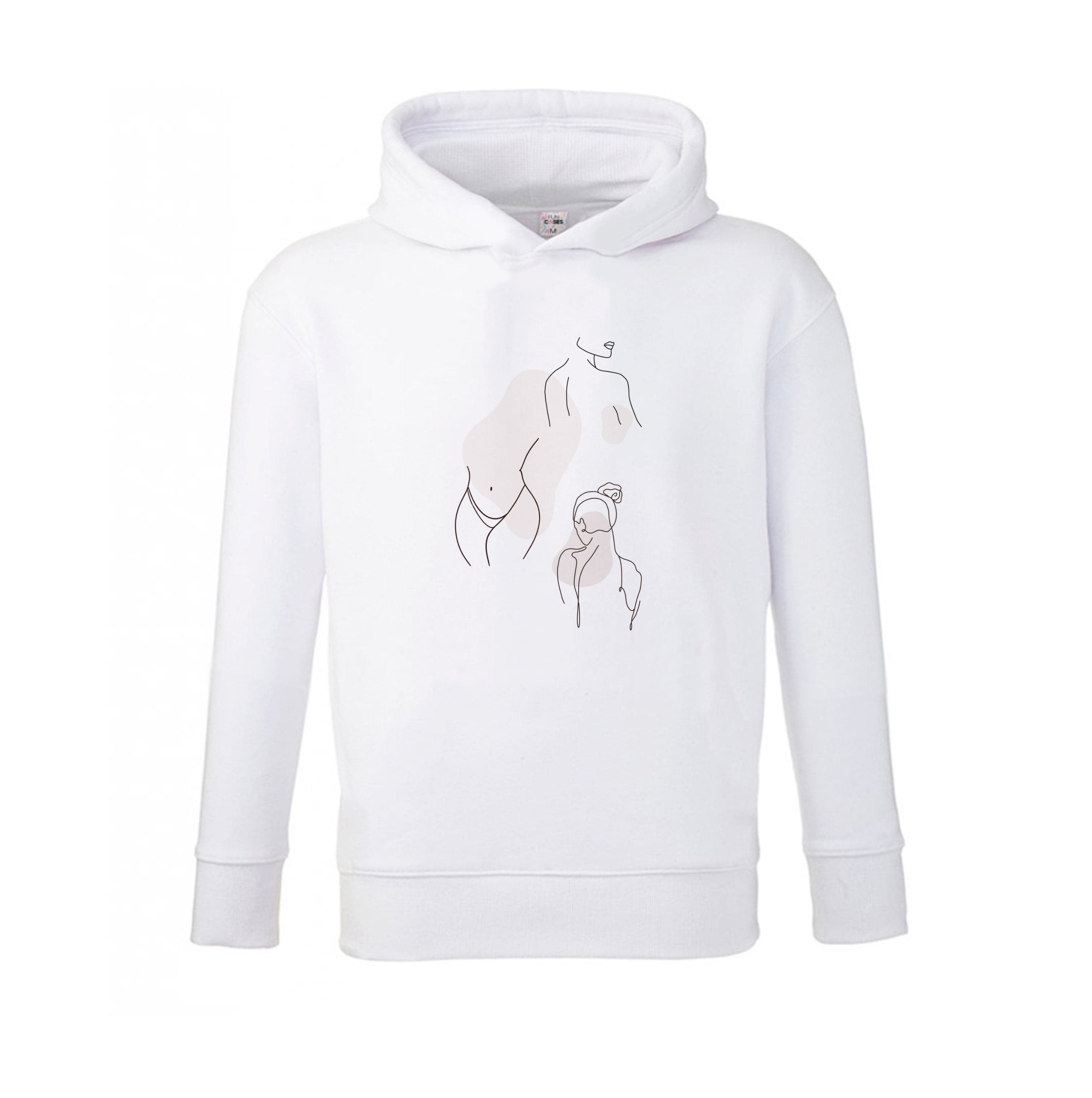 Silouhette nude Kids Hoodie