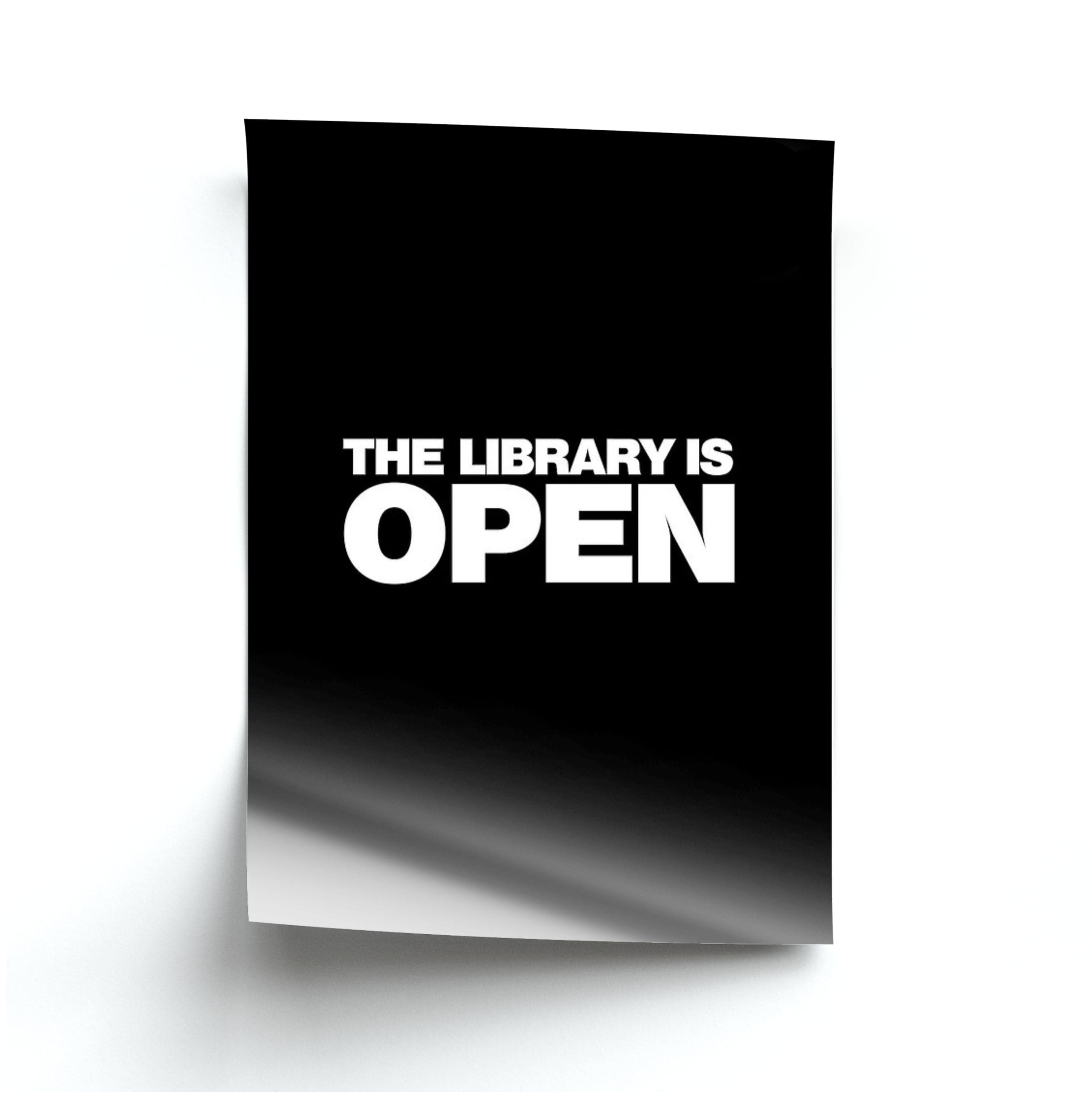 The Library is OPEN - Drag Queen's Drag Race Poster