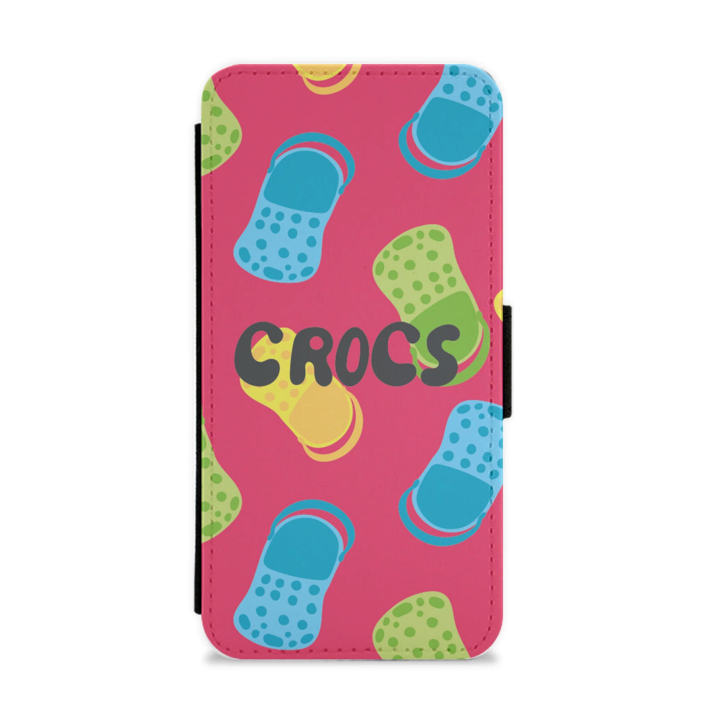 Crocs Pattern Flip / Wallet Phone Case