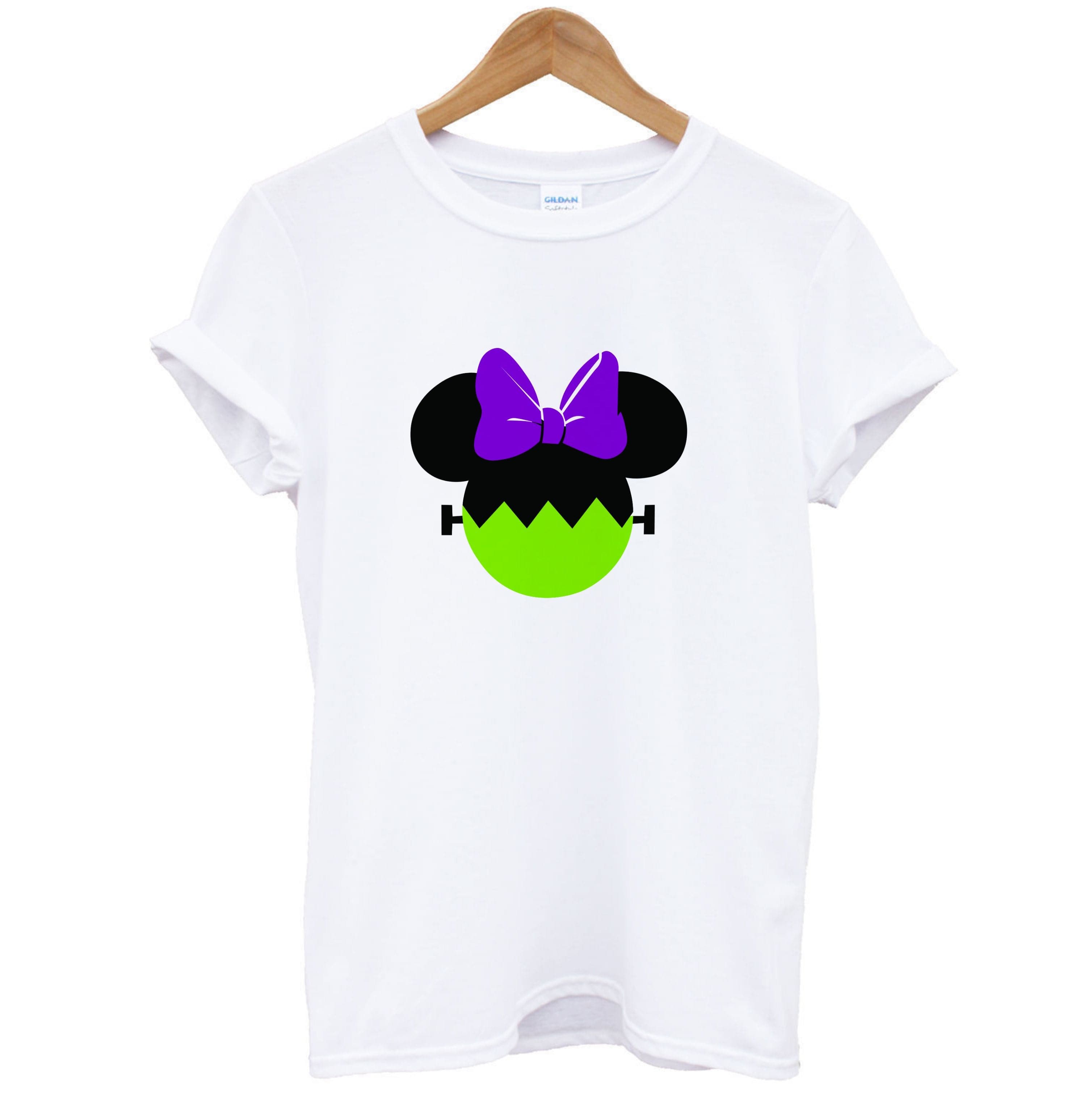 Frankenstein Girl Mouse Halloween T-Shirt