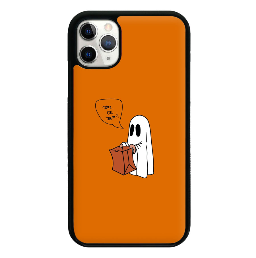 Trick Or Treat Ghost - Halloween Phone Case