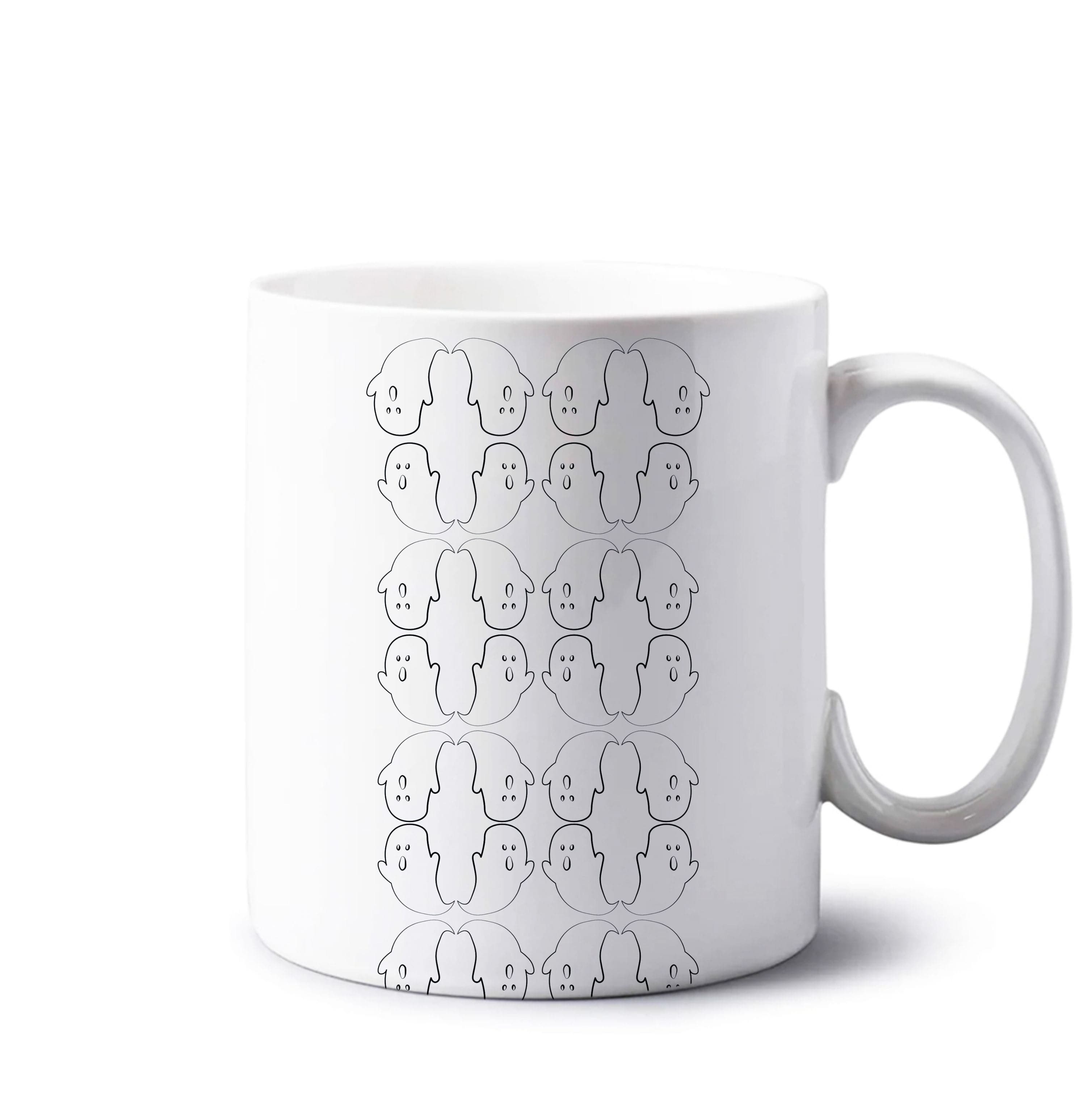 Ghost Pattern - Halloween Mug