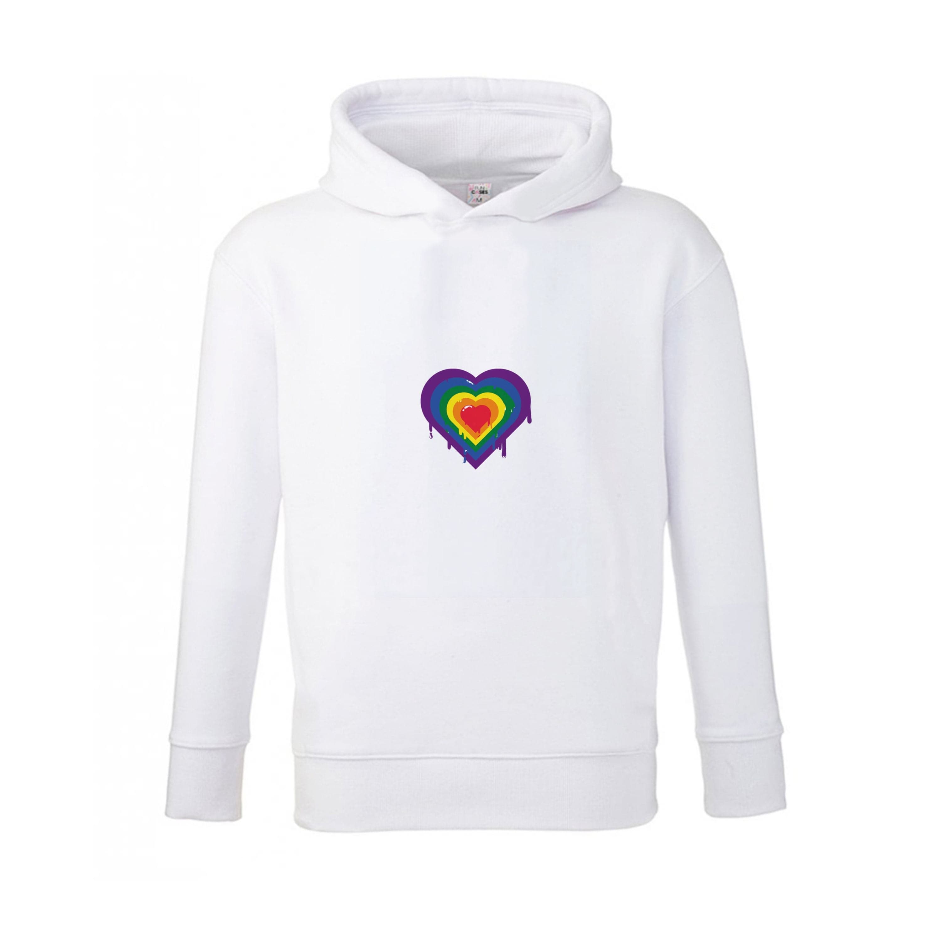 Dripped heart - Pride Kids Hoodie